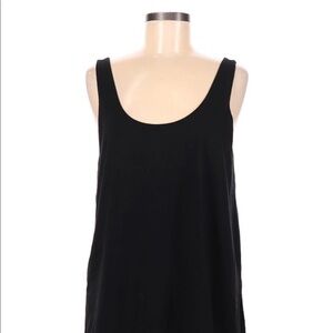 Ann Taylor size medium black tiered dressy top